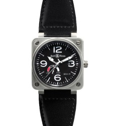 Bell & Ross Power Reserve 46mm Mens Watch Replica BR 01-97 Steel Black